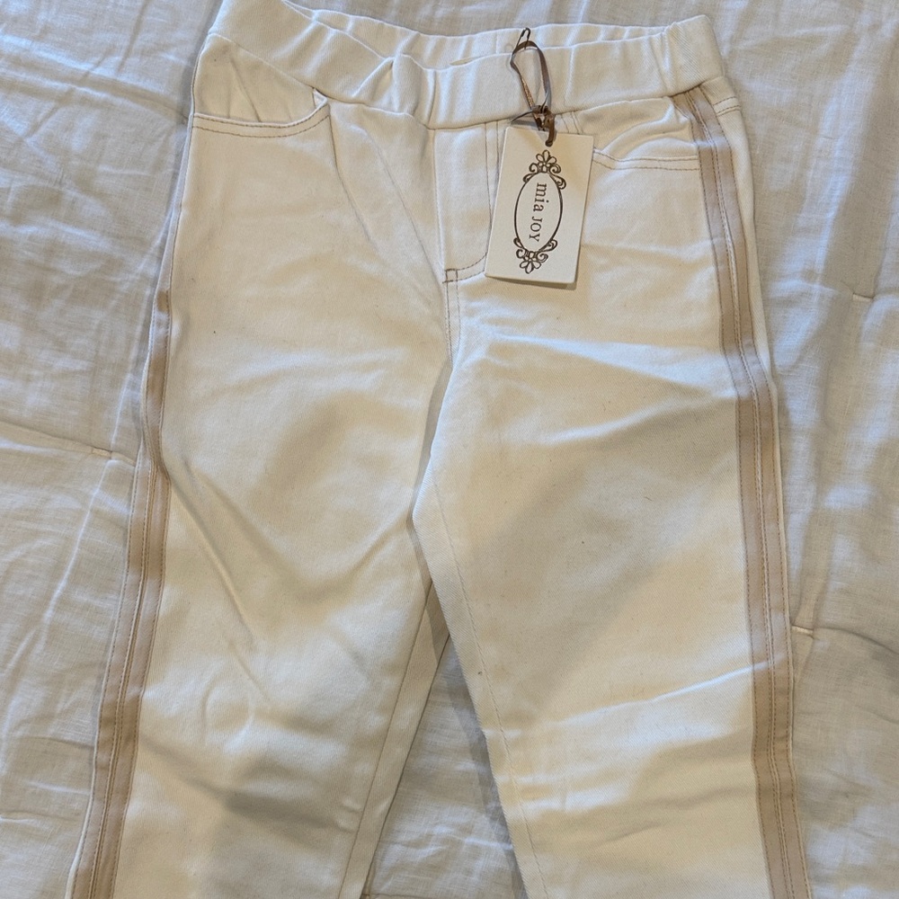 Joyfolie Cream Kids Casual Bottoms